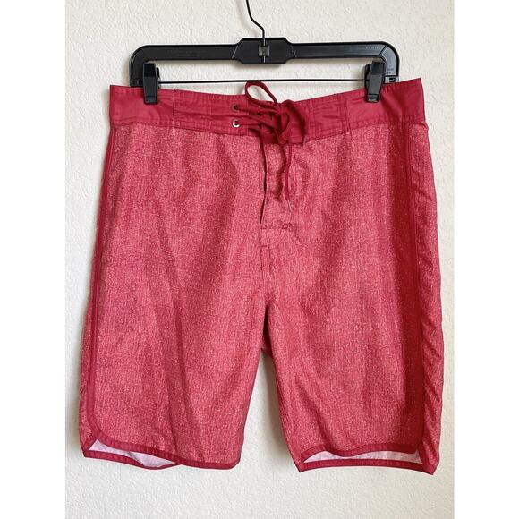 Old Navy Mens Medium Red Board Shirts Polyester Drawstring Outdoor Preowned - Picture 1 of 9